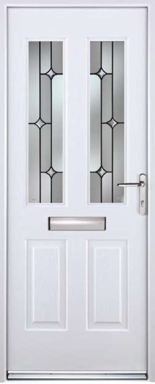 White front door