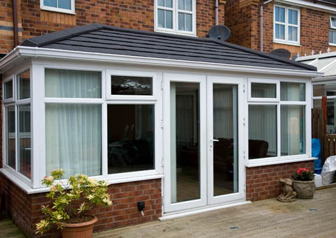 Gable front conservatory